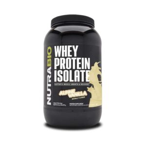 NutraBioホエイプロテインアイソレートパウダーサプリメント