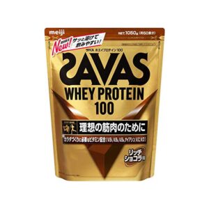ザバス(SAVAS) ホエイプロテイン100+リッチショコラ味1,050g